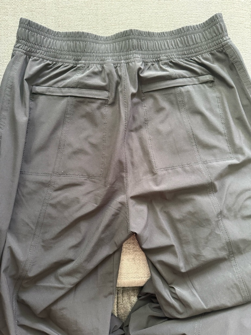 Athleta Black Wide-Leg Cargo Trousers - Picture 2 of 6